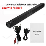 20W Wireless Bluetooth Soundbar Stereo